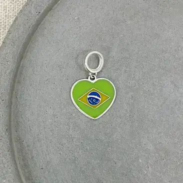 BERLOQUE CORAÇÃO RESINADO BRASIL